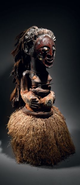 null Ɵ Songye fetish known as nkishi,
Democratic Republic of the Congo
Period: Late...
