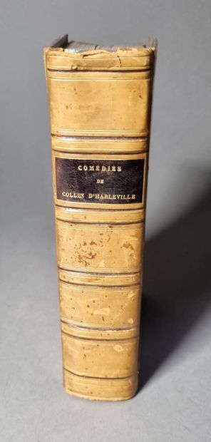 COLLIN D'HARDEVILLE. Collection of 10 plays in one volume in-8, glazed havana calf,...