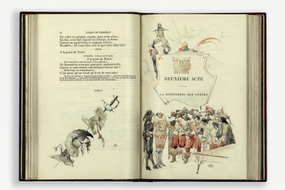 ROSTAND (Edmond). Cyrano de Bergerac. Heroic comedy in five acts, in verse. Paris,...