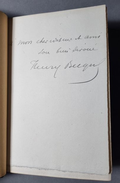 BECQUE (Henry). La Parisienne. Comedy in three acts. Paris, Calmann Lévy, 1885. In-12,...