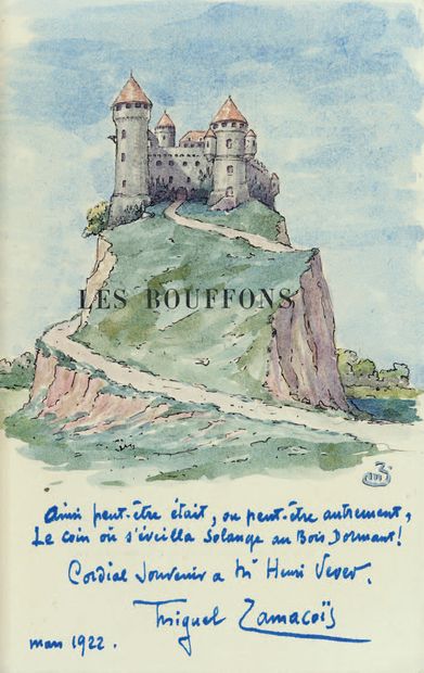 ZAMACOÏS (Miguel). Les Bouffons. Pièce en quatre actes en vers. Paris, Librairie...