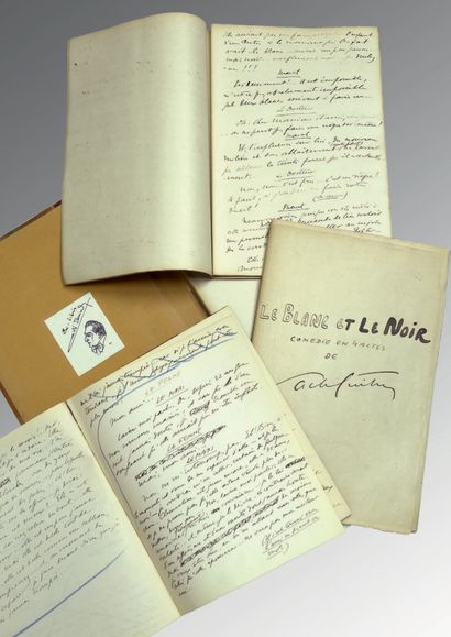 GUITRY (SACHA). Le Blanc et Le Noir - Comédie en 4 actes. Manuscrit autographe signé,...