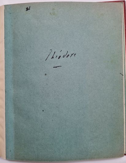 COURTELINE (Georges). Theodore cherche des Allumettes - "Drama in four episodes"....