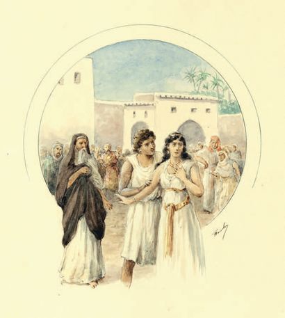 ROSTAND (Edmond). The Samaritan woman. Gospel in three verse tableaux. Paris, Librairie...