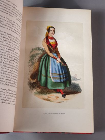 null DAVILLIER (Charles). L Espagne. Paris, Hachette et Cie, 1874. In-4, demi-maroquin...