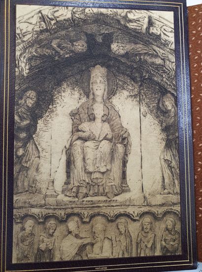 null HUYSMANS (Joris-Karl). La Cathédrale. Paris, A. Blaizot, René Kieffer, 1909....