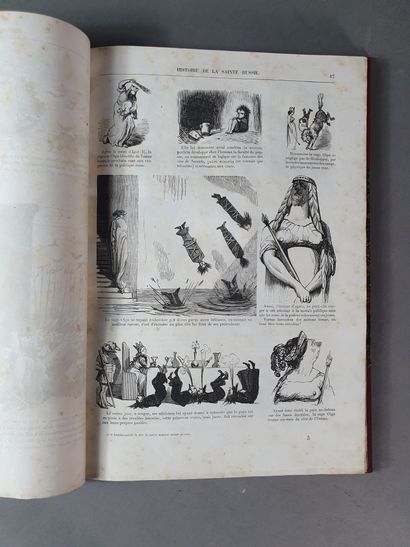 null DORÉ (Gustave). Histoire pittoresque, dramatique et caricaturale de la sainte...