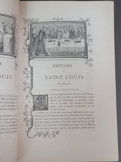 null JOINVILLE (Jean de). Histoire de saint Louis, credo et lettres à Louis X. Seconde...