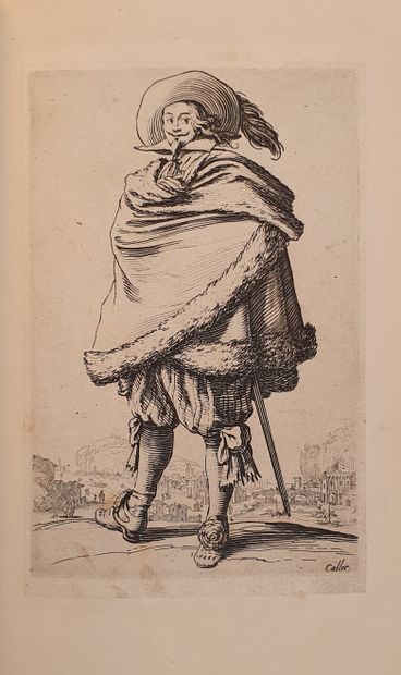 null CALLOT (Jacques). The Nobility of Lorraine. [circa 1625]. In-8, blond half calf...