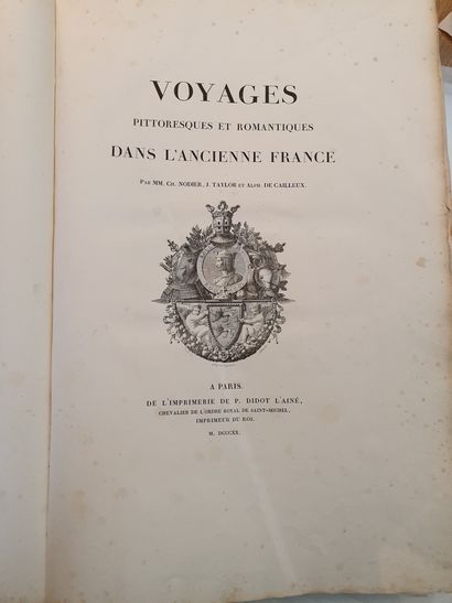 null TAYLOR (Isidore), Charles NODIER et Alphonse de CAILLEUX. Voyages pittoresques...