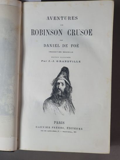 null DE FOE (Daniel). Adventures of Robinson Crusoe. New translation. Paris, Garnier...