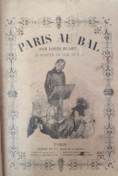 null SMALL TABLE OF PARIS. - BRIFFAULT. Paris in the water. Illustrated by Bertall....