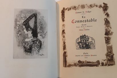 null BALZAC (Honoré de). La Connestable. Conte imagé, gravé et enluminé par Albert...