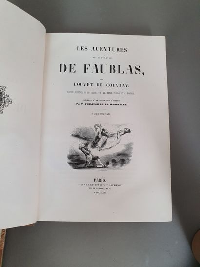 null LOUVET DE COUDRAY. Les Aventures du chevalier de Faublas. Paris, Mallet et Cie,...