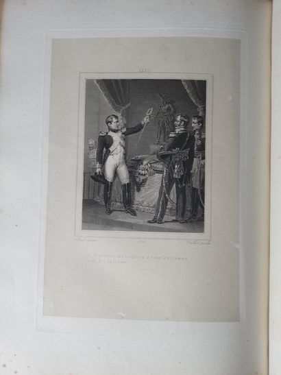null CHAMBURE (Auguste de). Napoleon and his contemporaries. Suite of engravings...