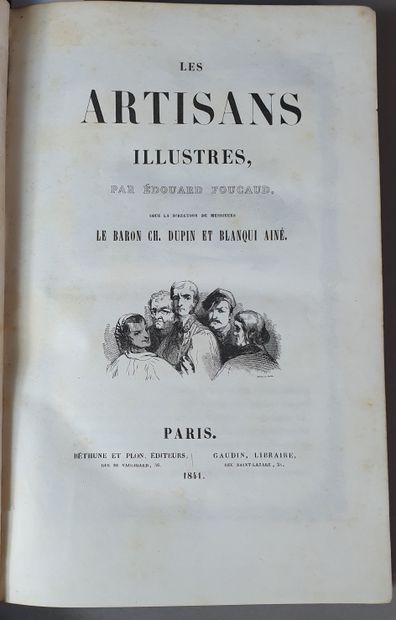 null FOUCAUD (Édouard). Les Artisans illustres. Paris, Béthune et Plon, Gaudin, 1841....
