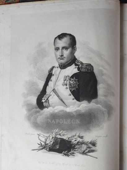 null CHAMBURE (Auguste de). Napoleon and his contemporaries. Suite of engravings...