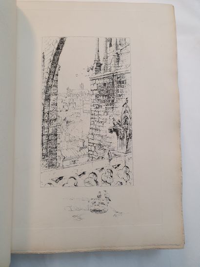 null HUYSMANS (Joris-Karl). Trois églises. Paris, Éditions René Kieffer, 1920. Grand...