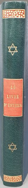 null LIVRE D ESTHER (Le). Paris, Piazza, 1925. Petit in-4, demi-maroquin bleu avec...