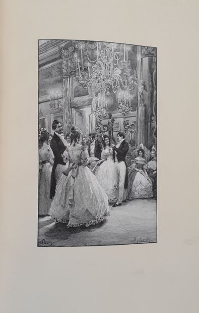 null ABOUT (Edmond). Tolla. Paris, Hachette et Cie, 1889. Grand in-4, demi-maroquin...