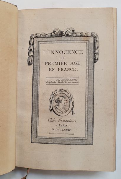 null BILLARDON DE SAUVIGNY (Louis-Edme). L'Innocence du premier âge en France, ou...