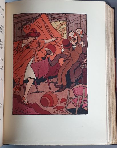 null COURTELINE (Georges). iuvres complètes illustrées. Paris, Éditions du Trianon,...