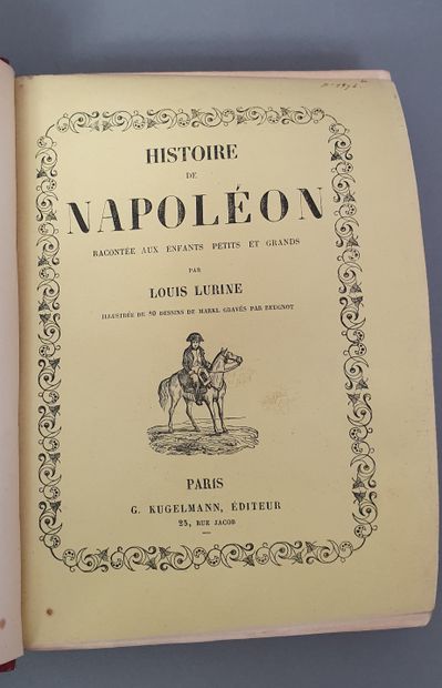null LURINE (Louis). Histoire de Napoléon racontée aux enfants petits et grands....