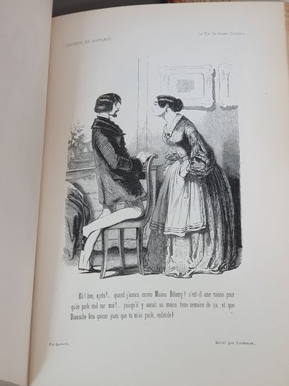 null GAVARNI. iuvres choisies. Revues, corrigées et nouvellement classées par l Auteur....