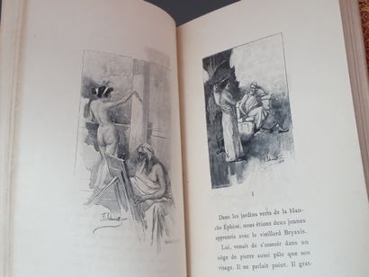 null LOUYS (Pierre). L Homme de pourpre. Paris, Librairie L. Borel, 1901. In-12 étroit,...