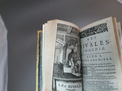 null QUINAULT (Philippe). The Theatre. Amsterdam, Antoine Schelte, 1697. 2 volumes...