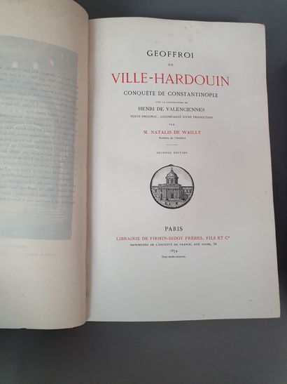 null JOINVILLE (Jean de). Histoire de saint Louis, credo et lettres à Louis X. Seconde...