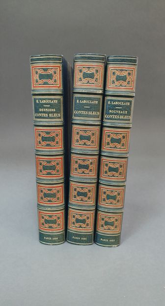 null LABOULAYE (Édouard). Contes bleus. Paris, Furne et Cie, 1864. - Nouveaux contes...