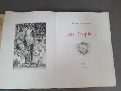 null HEREDIA (José-Maria de). Les Trophées. Paris, L. Carteret pour René Descamps-Scrive,...