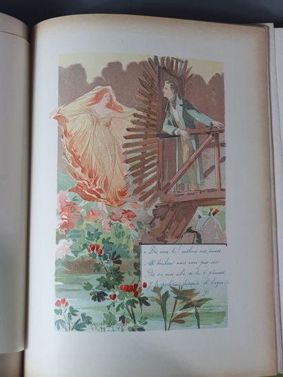 null DAVID (Édouard). Chés Hortillonnages. Amiens, Imprimerie picarde, 1900. In-4,...