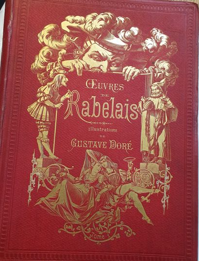 null RABELAIS (François). iuvres. Paris, Garnier frères, 1873. 2 volumes in-folio,...