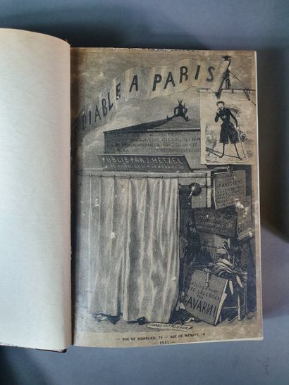 null The Devil in Paris (The). Paris and the Parisians. Paris, J. Hetzel, 1845. 2...