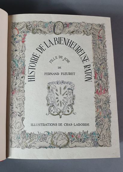 null FLEURET (Bernard). Histoire de la bienheureuse Raton fille de joie. Paris, Éditions...