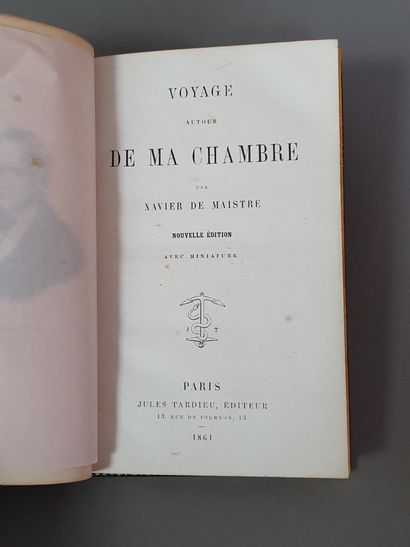 null MAISTRE (Xavier de). Voyage autour de ma chambre. Paris, Jules Tardieu, 1861....