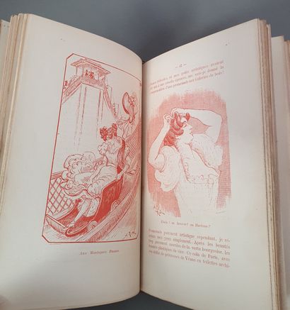 null ROBIDA (Albert). Le Portefeuille d un très vieux garçon. Paris, Librairie illustrée,...
