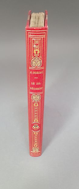 null NORIAC (Jules). Le 101e régiment. Paris, Bourdillat et Cie, 1860. In-8, bradel...