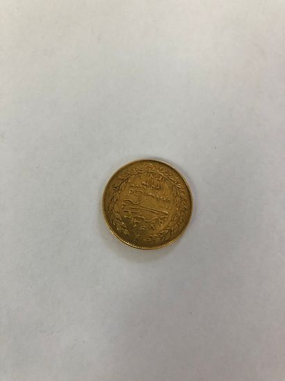  100 Kurush gold coin Turkey SULTAN ABDOUL HAMID II
