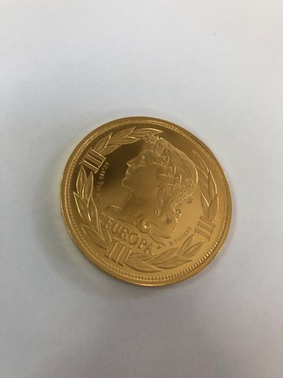 One ECU 1987 gold coin 920°° P.50g by P....