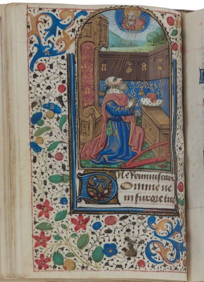 null Book of Hours (for the use of Rouen). 
 In French and Latin, illuminated manuscript...