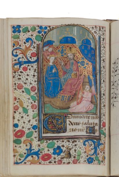 null Book of Hours (for the use of Rouen). 
 In French and Latin, illuminated manuscript...