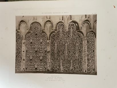 Joseph Daviel de La Nézi?re (1873-1944) 
Les Monuments mauresques du Maroc.
Paris,...