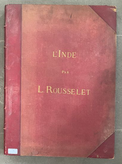 Louis ROUSSELET Reliure demi maroquin avec coins
In-folio
Contenant 38 illustration
Mouillures...