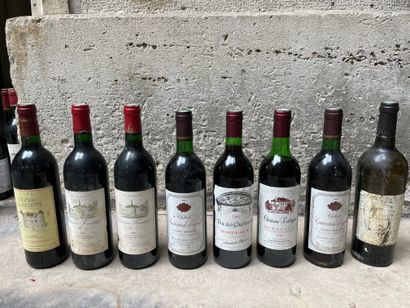 null Lot of 13 bottles of red wine
Mainly Bordeaux
As is