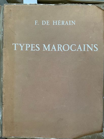 François de HERAIN (1877-1962) Types marocains
Trois albums, 1931-1933
Ensemble de...