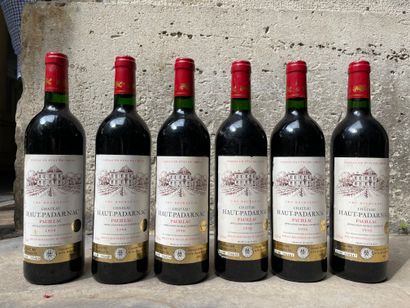null 6 bouteilles Château Haut-Padarnac
Pauillac 1998
En l'état (très bon niveau...