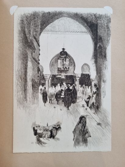 Henri le Riche. Maroc 1932-1933. Carnet de voyages illustré de trente gravures originales....